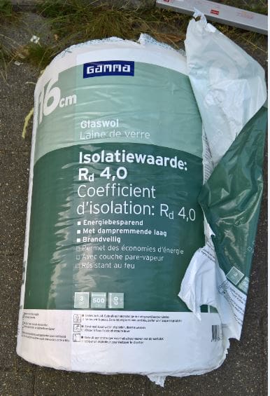 glaswol met isolatiewaarde Rd=4.0
