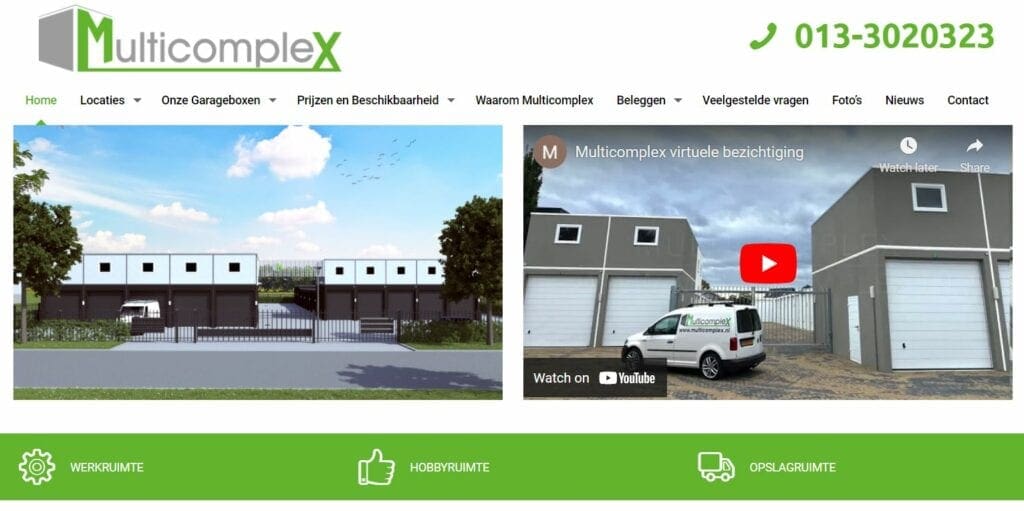 garagebox op Multicomplex